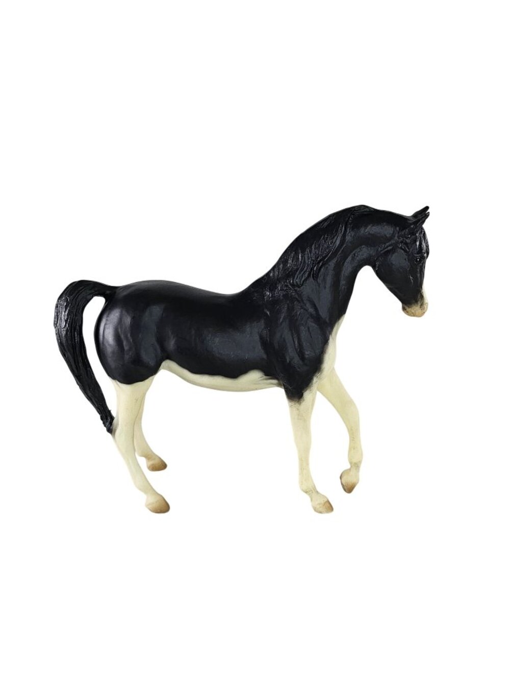 Classic Breyer Horse Eagle Pow Wow Johar Black Pinto 1995 Vintage #705095